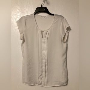 Sleeveless, white, Cleo blouse
